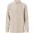 Knowledge Cotton Apparel Linen fit LS shirt light feather gray 1090003