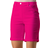 Roman Turned Hem Stretch Shorts - Cerise