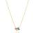 Sif Jakobs Multicoloured Zirconia Ivrea Tre Necklace SJ-N12306-XCZ-YG
