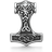 Støvring Design Thors Hammer Sølv Herrevedhæng