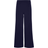 Roman Wide Leg Stretch Trousers - Navy