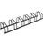 vidaXL Bike Rack for Bikes Black Steel