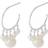 Pernille Corydon Bay Hoops Silver Sterling 925