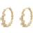 Snö of Sweden Helsinki Ring Earrings - Gold/Transparent