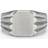 Fossil Men All Stacked Up Stainless Steel Signet Ring