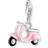 Thomas Sabo Silver Pink Scooter Charm