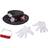 Disguise Adult Mary Poppins Accessory Kit Gray/Red/White