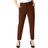 Roman Short Straight Leg Stretch Trouser - Chocolate