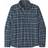 Patagonia Men's Long-Sleeved Cotton in Conversion Lightweight Fjord Flannel Shirt - Emma Wood/Stone Blue