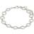 Pilgrim Rogue Recycled Crystal Halo Bracelet Silverplated Dam Kedjearmband Utan Hänge One