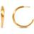 ByBiehl Ocean Flow XL Hoops - Gold