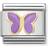 Nomination Classic Gold Lilac Butterfly Charm