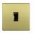 Varilight 10A 2 Way Brushed Single Switch