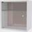 Montana Furniture Perfume Cabinet With Mirror New White Vitrinskåp