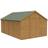 Forest Garden 10x15 ft Apex Shiplap Wooden Shed (Building Area )