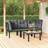 vidaXL 4 Loungeset