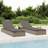 vidaXL Liggestol polyrattan