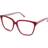 Love Moschino MOL583 8CQ Women's Eyeglasses Red Size 55