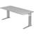 Hammerbacher Schreibtisch Teda H680-860 x B1800 x T800 mm lichtgrau Writing Desk