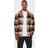 Only & Sons – Brunrutig skjorta-Vit/a