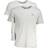 Fila Herr Brod Te/Double Pack T-shirt, Ljus White-Light Grey Melange, 5XL, Ljusgrå melerad