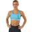 Under Armour UA Crossback Mid Bra-BLU Sport Bra Blue