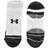 Under Armour mens no show tech socks white