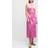 Ganni Double Satin Halterneck Dress Kvinde Maxi Kjoler hos Magasin Wild Orchid