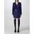 ROTATE Birger Christensen Sequin Wideshoulder Wrap Dress Kvinde Kjoler hos Magasin Blue Iris