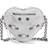 Balenciaga Le Cagole Heart Mini Bag - White