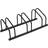 vidaXL Bike Rack for Bikes Black Steel