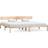 vidaXL Bed Frame Solid Pine 70cm Sängram 180x200cm