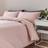 Silentnight Pure Cotton Set Duvet Cover Pink, White