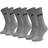 Fila Pack-3 High-top Socks - Grey Cotton
