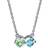 Efva Attling The Sea & Necklace Green Sapphire/Topaz
