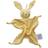 Summerville ORGANIC Snuttefilt kanin gul