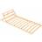 vidaXL Slatted Bed Base with 13 Slats Adjustable Head 90X200cm