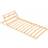 vidaXL Slatted Bed Base with 13 Slats Adjustable Head Sängram 90X200cm