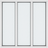 Klarvinduer FK3VM_151 Trä, Aluminium Fast fönster 2-glasfönster 90x40cm