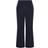 Pieces Bossy Striped Wide Leg Pants - Sky Captain