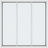 Klarvinduer FK3V_151 Aluminium, Træ Fast vindue 60x40cm