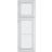Klarvinduer DB1-3_151 Træ, Aluminium Sidehængt vindue Vindue med 2-lags glas 41x105cm