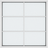 Klarvinduer FK6-1V_138 Træ Fast vindue Vindue med 3-lags glas 60x75cm
