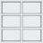 Klarvinduer FK6-1VM_151 Træ, Aluminium Fast vindue Vindue med 2-lags glas 60x105cm
