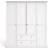 Tvilum Paris White Garderobeskab 181.4x200.6cm