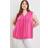 Samoon Samoon Damen 260036-21120 Bluse, Magenta