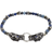 John Hardy Legends Naga Bead Bracelet - Silver/Sapphire/Lapis/Opal