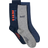 Levi's Regular Cut Socks 4-pack - Blue Combo