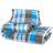 vidaXL 136067 Duvet Cover Blue, Grey (240x220cm)