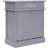 vidaXL Cabinet Grey 58cm Paulownia Shoe Rack
